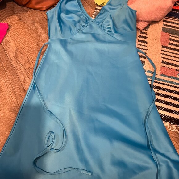 PEPPERMAYO Audrey Vintage Slip dress in Azure size 2 - Picture 12 of 16